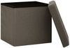 vidaXL Hocker mit Stauraum 2 Stk. Braun Leinenoptik 338774 Bild 5
