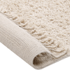 Teppich Baumwolle hellbeige 140 x 200 cm Fransen Shaggy BITLIS Bild 5