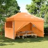 vidaXL Pop-Up Partyzelt, faltbar, Stahl / PE, orange, mit 4 Seitenteilen, 315 x 410 x 279 cm Bild 1
