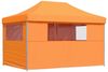 vidaXL Pop-Up Partyzelt, faltbar, Stahl / PE, orange, mit 4 Seitenteilen, 315 x 410 x 279 cm Bild 4