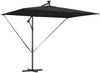 vidaXL Sonnenschirm Schwarz 294 x 200 x 270 cm Polyester und Aluminium 42003395 Bild 2