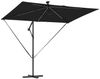 vidaXL Sonnenschirm Schwarz 294 x 200 x 270 cm Polyester und Aluminium 42003395 Bild 5