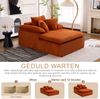 A 48-inch high reclining sofa, designed in an indoor style, with a frameless design. A more comfortable reading reclining sofa, equipped with wide armrests, no need for installation. Bild 4