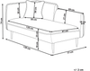 Linksseitige Chaiselongue CHEVANNES Stoff Hellbraun Bild 2