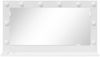 vidaXL Waschtischspiegel Weiß 80 x 45 x 18 cm Glas und furniertes Holz 868317 Bild 4