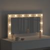 vidaXL Waschtischspiegel Weiß 80 x 45 x 18 cm Glas und furniertes Holz 868317 Bild 3