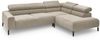 KAWOLA Sofa DELIA Ecksofa Feincord beige Recamiere rechts 74 x 219 x 276 cm Bild 5