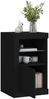 vidaXL Beistellschränke mit LED-Leuchten 2 Stk. Schwarz Holzwerkstoff 836633 Bild 4