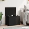 vidaXL Truhe Schwarz 60x42x46 cm Holzwerkstoff 840654 Bild 3