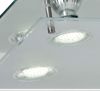 LED Deckenleuchte, Chrom Glas satiniert, H 8 cm Bild 5