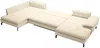 Vente-unique - ARCHIBALD Sofa Stoff Beige - B 205 cm x H 82 cm x L 347 cm Bild 4