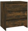 vidaXL Sideboard Räuchereiche 70x41x75 cm Holzwerkstoff 813005 Bild 2