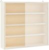 vidaXL Sammlervitrine aus Holz mit Türen 40x8,5x37 cm 4017385 Bild 4