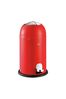 Wesco 'Kickmaster Junior' Tretabfalleimer, Stahlblech rot, 12 Liter Bild 2