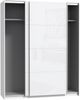 Schwebetürenschrank >Starlet Plus< in Weiß/ Weiß Glanz, 170,3x209,7x61,2cm B/H/T Bild 5