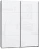 Schwebetürenschrank >Starlet Plus< in Weiß/ Weiß Glanz, 170,3x209,7x61,2cm B/H/T Bild 3