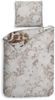 Heckett & Lane Satin Bettwäsche 135x200 Danna beige braun Blüten Rosen Lilien Bild 2