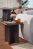 Selsey 'Qubeo' Couchtisch 42 cm, quadratisch mit Kreuzgestell, Holzoptik Esche Braun Bild 2