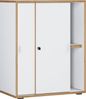 VCM Büroschrank Salia 920732 Weiß H. 74 x B. 60 x T. 37 cm Bild 2