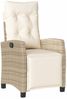 vidaXL 3-tlg. Bistro-Set mit Kissen Beige Poly Rattan 365252 Bild 4