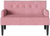 vidaXL Chesterfield Bank Rosa 112 x 65,5 x 75 cm Samt 42019289 Bild 4