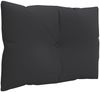 vidaXL Palettenkissen 3-tlg. Schwarz Stoff 360864 Bild 4