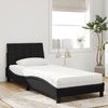 vidaXL Bett mit Matratze "Hanko" Schwarz 90x190 cm Samt 3208570 Bild 3