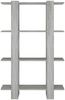 vidaXL Bücherregal/Raumteiler Grau Sonoma 80x30x123,5 cm 813576 Bild 4
