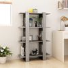 vidaXL Bücherregal/Raumteiler Grau Sonoma 80x30x123,5 cm 813576 Bild 3