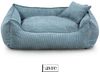 FAVRE Tierbett Hundebett Lucky mit abnehmbarem, waschbarem Cord-Bezug, 100% Polyester, verschiedene Größen, Gratis Kopfkissen Bild 2
