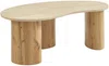 Vente-unique - ALOZYA Couchtisch Holz, Platte BeigeBeige - B 60 cm x H 45 cm x L 120 cm Bild 3