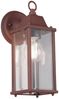 LED Wandleuchte, Laternen Design, rostfarben, H 29 cm, OLONA Bild 1
