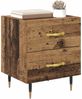 vidaXL Nachttisch 2 pcs Altholz 40 x 35 x 47,5 cm Holzwerkstoff 881978 Bild 3