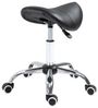 HOMCOM Rollsitz höhenverstellbarer Sattelhocker Drehstuhl Drehhocker (Kosmetikhocker, 1 St, Arbeitshocker), Schwarz 52 x 53 x 49-61 cm Bild 4