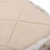 vidaXL Sitzkissen 2 Stk. Braun Melange 40x40 cm Echter Schafspelz 283887 Bild 4