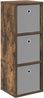 vidaXL Sideboard mit Schubladen Geräucherte Eiche 30,5 x 27 x 84,5 cm 8000560 Bild 2