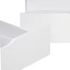 Bettkasten 2er Set Holz Aufbewahrung mit Rollen Bettschublade Bett Auszug Schublade Box Weiß Bild 5