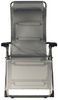 Relaxliege Amida aus Aluminium, Silbergrau Bild 2