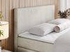 Boxspringbett KING DOREN, mit zwei Bettkästen und einer Multipocket-Matratze - 140x200 - Beige Velours - H4 Bild 3