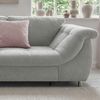 Ecksofa Schlafcouch L-Garnitur Bettkasten Ottomane links Mikrofaser in Grau Bild 4