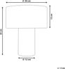 Tischlampe MALIPS Grau Bild 2