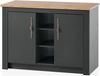 OTTO home Küchenzeile KS-Westminster, Pantryküche im Landhaus Stil, hochwertige Metallgriffe, (Set), Breite 294 cm, Kommoden, Wandpaneel, Hängeschrank, Herdumbau Bild 4