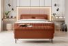99rooms Lucio Boxspringbett mit Hocker Boucle-Stoff ANTHOLOGY Terracotta 160x200 cm Bild 2