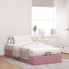 vidaXL Ottoman-Bett ohne Matratze Rosa 90x200 cm Samt 3310942 Bild 3