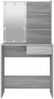vidaXL Schminktisch mit LED Grau Sonoma 74,5x40x141 cm 820482 Bild 5