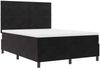 vidaXL Boxspringbett mit Kopfteil Schwarz 140 x 190 cm Samt 3339898 Bild 5