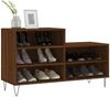 vidaXL Schuhregal Braun Eichen-Optik 102x36x60 cm Holzwerkstoff 831395 Bild 3