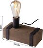 Luce Design Texas Tischleuchte braun E27 16x26x15cm Bild 3