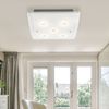 LED Deckenleuchte, Chrom, Glas, L 28 cm Bild 4