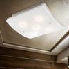 LED Deckenleuchte, Chrom, Glas, L 28 cm Bild 5